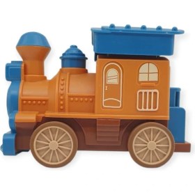 Resim Oyuncak Tren Işıklı Sesli Bas Gitsin 14CM - Mavi - 8068A 