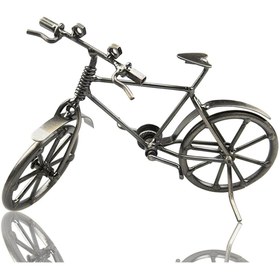 Resim Genel Markalar Vintage Nostaljik Retro El Yapımı Metal Bisiklet Modeli Dekoratif Hediyelik Biblo Vitrin Süsü 