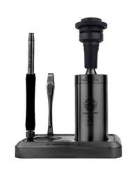 Resim E50 Ironman Pro X Max - Titanyum Seri Black Çantalı Nargile Takımı 