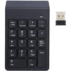 Resim Apera TR-59 Süper İnce Kablosuz Keypad Klavye NumLock Numped 