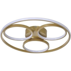 Resim Berlin Modern Tasarım Yatak Odası - Salon - Mutfak Eskitme Renk Beyaz Ledli 4 Lü Led Avize Eskitme 