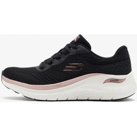 Resim Skechers Arch Fit 2.0 - Glow The Distance Kadın Siyah Spor Ayakkabı 150067TK Bkrg 
