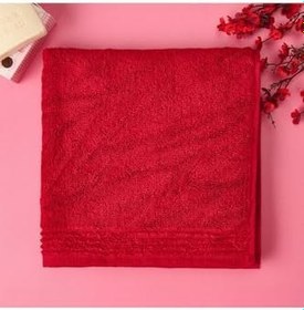 Resim Fly Ayak Havlusu - Kırmızı - 50X70 Cm 