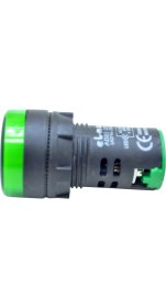 Resim El-Max Ad22-22Dsg (Led'Li Buzzer) Q22Mm 220V (Yeşil) 