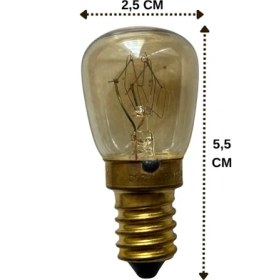 Resim Avarson (1 adet) Ledvance 25W Sarı Işık E14 Duylu (Ince Duy) Fırın Ampulü 