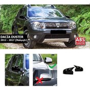 Resim Dacia Duster 1 Makyajlı Kasa Yarasa Ayna Kapak - Piano Black 