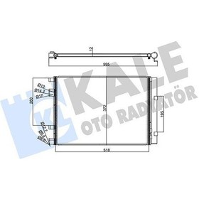 Resim Kale 358225 - Kondenser Hyundaı Accentblue 1.6 Crdı 11-i20-kıa R 