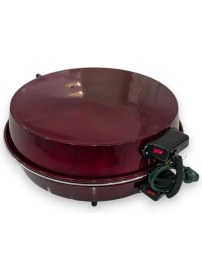 Resim Yognetic Büyük Boy Elektrikli Tandır | Ekmek Yapma Makinesi | Çok Amaçlı Pişirici - 50 CM | BORDO 