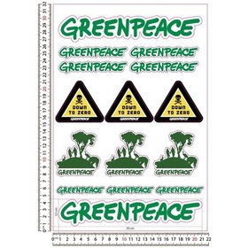 Resim Greenpeace Sticker Set 
