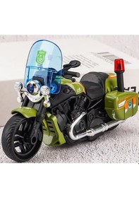Resim 1 Adet Sürtmeli Oyuncak Güvenlik Motorsikleti 13.5 Cm Çok Renkli 