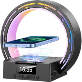 Resim Magicvoice Mv-25163 Bluetooth Taşınabilir Hoparlör Kablosuz Telefon Standlı Şarjlı 