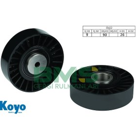 Resim BMS 163 074145278E GERGİ RULMANI VW GOLF LT28/LT35 (500169) 