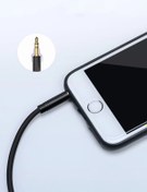 Resim LOOVOX Iphone Samsung Xiaomi Huawei Oppo Uyumlu Örme 3,5mm Aux Çelik Örgü Araç Ev Müzik Video Ses Kablosu 