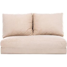 Resim Pafu Taida İkili Katlanır Yataklı Uzanma Koltuğu Soho Krem 