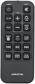 Resim AULCMEET AH59-02710A Yedek Uzaktan Kumanda Samsung Soundbar Ev Sineması Ses Sistemi HW-J250/ZF HW-J250/XN HW-J250/XU HW-J250 HW-J250/EN HW-J260 HW-J260/XE ile Uyumlu 