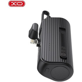 Resim Pr220 İp 5000mah Mini 20w Pd Lightning Stantlı Dahili Type-c Kablolu Taşınabilir Powerbank Beyaz 