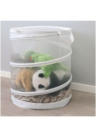 Resim Çamaşır Sepeti, Beyaz 79 Litre MeridyenDukkan 50 cm, 9 kg Pratik Diğer 