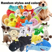 Resim 5/10 adet Karikatür Peluş Köpek Oyuncakları - Squeaker Sesli, Yumuşak Kumaş, Çeşitli Hayvan Şekilleri (Ayılar, Dinozorlar, Köpekbalıkları) - Canlı Renkler, Tüm Irklar ve Boyutlar için Dayanıklı & Güvenli - Yavru Köpekler & Yetişkin Köpekler için İdeal Tatil Hediyesi, Oyuncak Hayvanlar, Evcil Hayvan Oyun Esansiyelleri, Oynak Evcil Hayvan Aksesuarları, Güvenli Pet Malzemeleri 