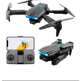 Resim E99 Full Hd Çift Kamera Katlanabilir Drone – Fpv, Otomatik Kalkış/iniş, 20 Dk Uçuş Süresi 