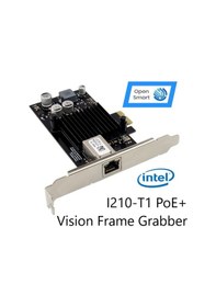 Resim Intel I210AT 1 Port 1GbE PoE+Vision Frame Grabber Nic - OPS7225NT 