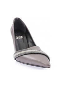 Resim Dgn Ysf-05-23y Kadin Silver Taşli Bantli Abiye Ayakkabi YSF-05-1563-R1385 Platin 