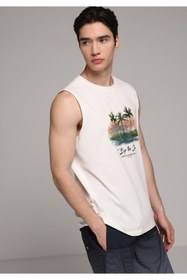 Resim Colin's Regular Fit Erkek Beyaz Atlet 