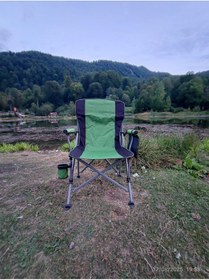 Resim Katlanır Pratik Kamp Sandalyesi Yeşil 