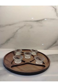 Resim 5 Mini Kaseli Ahşap Kahvaltılık Sunumluk Ahşap 