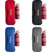 Resim Kırmızı Ekonomik Eva Trafik Seti ve 1 kg Yangın Tüpü 4 Yıl Etiketli Tüvtürk Onaylı Araç Trafik ve Ilk Yardım Seti 