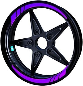 Resim Moto GP Patlıcan Moru İç Jant Şeridi Sticker 