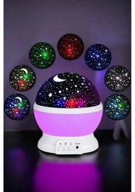 Resim Mey İthalat Çocuklara Özel Yıldızlı Gece Lambası Çok Renkli 