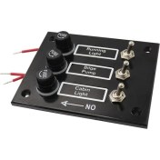 Resim Lnshop 3 Çete Kaynaşmış Deniz Anahtarı Paneli Tekneler Için Karavanlar Rv 12 Volt Anahtar Paneli (Yurt Dışından) 