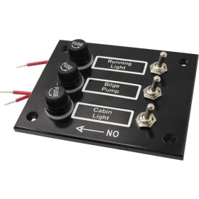 Resim Lnshop 3 Çete Kaynaşmış Deniz Anahtarı Paneli Tekneler Için Karavanlar Rv 12 Volt Anahtar Paneli (Yurt Dışından) 