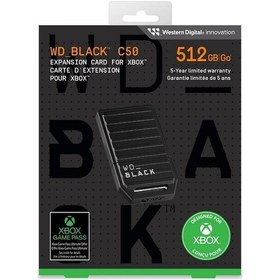 Resim WD Black C50 WDBMPH5120ANC-WCSN Xbox Için 512 GB Depolama Genişletme Kartı 
