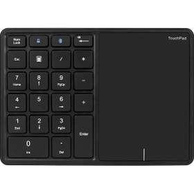 Resim Maiyame 2.4g+bt4.2 Kablosuz Çift Modlu Sayısal Klavye Taşınabilir 22 Tuşlu Finansal Muhasebe Ofis Klavye 