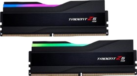 Resim GSKILL Trident Z5 RGB Siyah DDR5-6800Mhz CL34 96GB (2x48GB) DUAL (34-46-46-108) 1,35V 