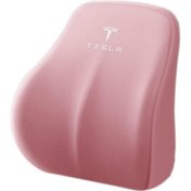 Resim Tesla Ergonomik Araba Ve Ofis Koltuk Bel Yastığı Araç Arka Yastık - Pembe 