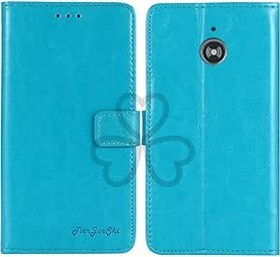 Resim TienJueShi Mavi Cep telefonu kılıf PU Deri Kılıfları için Doro 780x 780x iup 2.8 inch Koruyucu Kapaklı Cep telefonu standı Kart Cepleri Cover 