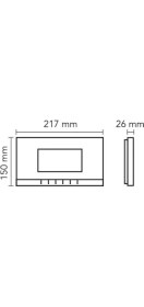 Resim AUDIO 001189 7 Inç Siyah Bus Plus Görüntülü Diafon 