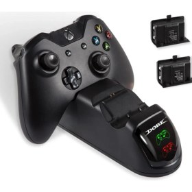 Resim Dobe Xbox One S/x Kol Ikili Kablosuz Denetleyici Için Şarj Standı 