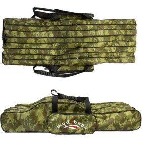 Resim Modibags 120 cm 4 Göz Olta Çantası Kamuflaj 
