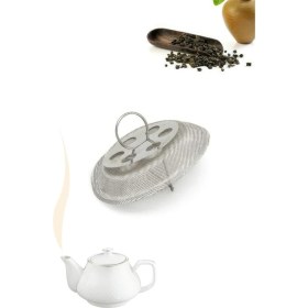 Resim Paslanmaz Demlik Süzgeç Seti, 6 Adet, Kolay Takıp Çıkarılır, Dayanıklı ve Şık Tasarım 