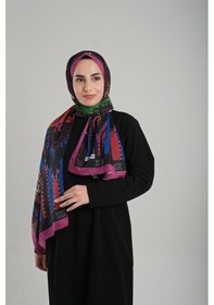 Resim Giverny Şarabi Desenli Şal Kesik Elyaf Pamuksu Etnik Dijital Baskılı 202124 08 Şarabi 