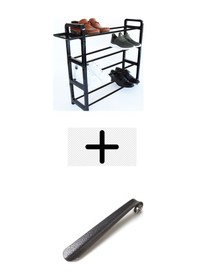 Resim 2 li Pratik Ayakkabılık Seti (1 Er Adet Ayakkabılık, Kerata ) 