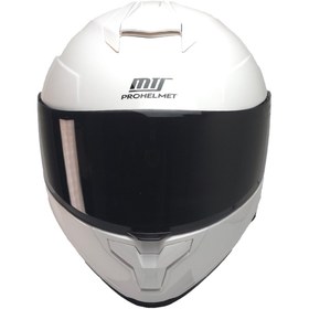 Resim MTS X-340 FULL FACE GÜNEŞ VİZÖRLÜ KASK (BEYAZ) 