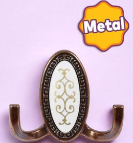 Resim Badem10 Seçil Vestiyer (metal Antik Bakır ) Mobilya Duvar Portmanto Dolap Elbise Askısı Askılığı Askılık 