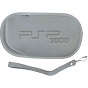 Resim Psp 2000/3000 Soft Çanta Kılıf + Bileklik Beyaz Psp 2000/3000 Uy 
