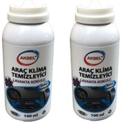 Resim akbel Araç Klima Temizleyici 100 ml x 2 Adet Lavanta 