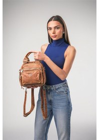 Resim Ççs 18076 Kadın Sırt Ve Omuz Çantası CAMEL 