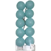 Resim Strongart 10'lu Işıklı Mavi Top Dekoratif Süs 